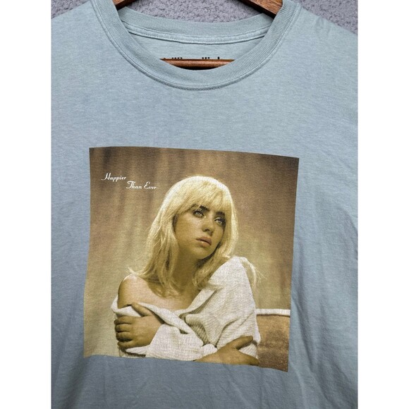 Billie Eilish happier than ever T-Shirt size medium - Picture 2 of 4